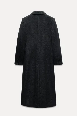 Best ABRIGO LARGO ESPIGA ZW COLLECTION Mujer Abrigos / Anoraks