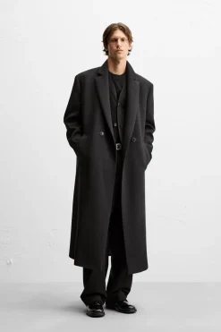 Clearance ABRIGO LARGO ESTRUCTURA Hombre Cazadoras|Abrigos / Gabardinas