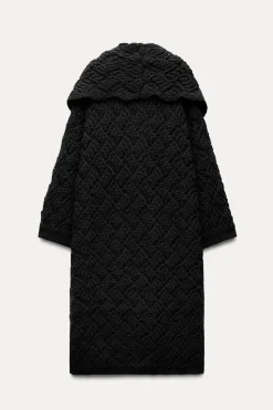 Fashion ABRIGO LARGO PUNTO ESTRUCTURA Mujer Abrigos / Anoraks|Cárdigan / Jerséis