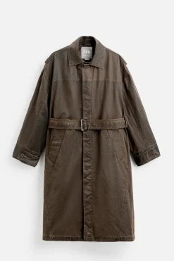 Hot ABRIGO LAVADO ACABADO ENCERADO Hombre Cazadoras|Abrigos / Gabardinas