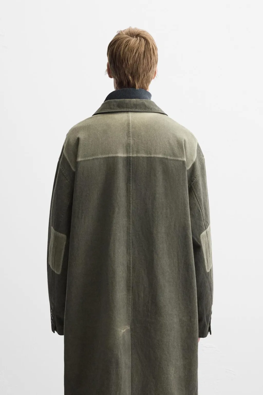 Best ABRIGO LAVADO COLOR BLOCK Hombre Cazadoras|Abrigos / Gabardinas