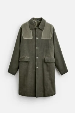 Best ABRIGO LAVADO COLOR BLOCK Hombre Cazadoras|Abrigos / Gabardinas