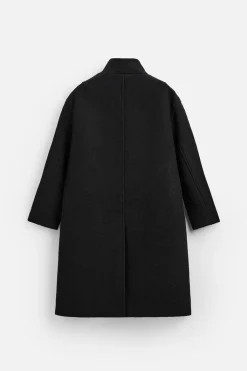 New ABRIGO MEZCLA LANA Hombre Cazadoras|Abrigos / Gabardinas