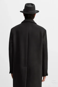 Online ABRIGO MEZCLA LANA Hombre Cazadoras|Abrigos / Gabardinas