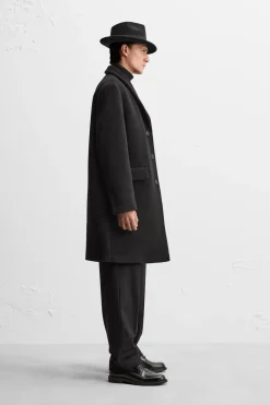 Online ABRIGO MEZCLA LANA Hombre Cazadoras|Abrigos / Gabardinas