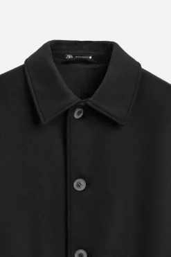 Best ABRIGO MEZCLA LANA Hombre Cazadoras|Abrigos / Gabardinas