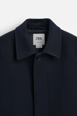 Best ABRIGO MEZCLA LANA ESTRUCTURA Hombre Cazadoras|Abrigos / Gabardinas