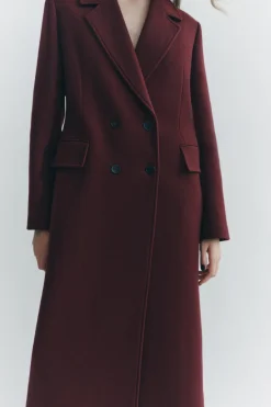 Fashion ABRIGO MEZCLA LANA MANTECO ZW COLLECTION Mujer Abrigos / Anoraks