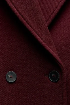 Fashion ABRIGO MEZCLA LANA MANTECO ZW COLLECTION Mujer Abrigos / Anoraks