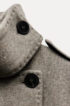 Clearance ABRIGO MEZCLA LANA ZW COLLECTION Mujer Abrigos / Anoraks