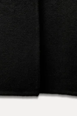 Online ABRIGO OVERSIZE CRUZADO CON LANA Mujer Abrigos / Anoraks