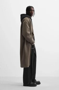 Fashion ABRIGO OVERSIZE FIT Hombre Cazadoras|Abrigos / Gabardinas