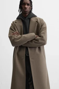 Fashion ABRIGO OVERSIZE FIT Hombre Cazadoras|Abrigos / Gabardinas