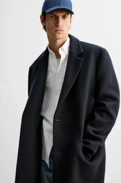 Discount ABRIGO OVERSIZED FIT Hombre Cazadoras|Abrigos / Gabardinas