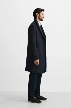 Best ABRIGO PAÑO CON LANA Hombre Cazadoras|Abrigos / Gabardinas