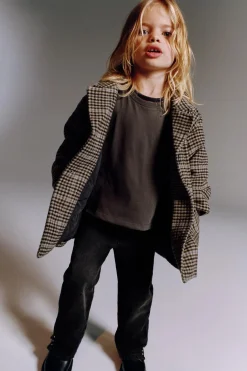 Niños ZARA 1½ - 6 Años·Abrigos|6 - 18 Meses·Abrigos / Buzos<ABRIGO PAÑO CUADROS