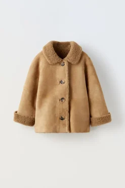 Niños ZARA 1½ - 6 Años·Abrigos<ABRIGO PIEL DOBLE FAZ LIMITED EDITION