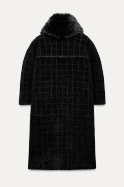 Best ABRIGO PUNTO CUELLO EFECTO PELO Mujer Abrigos / Anoraks|Cárdigan / Jerséis