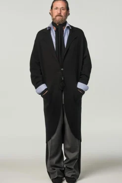 Clearance ABRIGO PUNTO LANA X STEFANO PILATI Hombre Cazadoras|Abrigos / Gabardinas