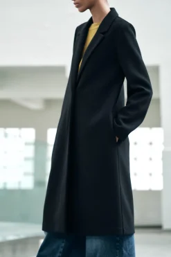 Hot ABRIGO SOFT BOTÓN Mujer Abrigos / Anoraks