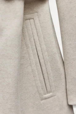 Online ABRIGO SOFT CINTURÓN CAPUCHA Mujer Abrigos / Anoraks