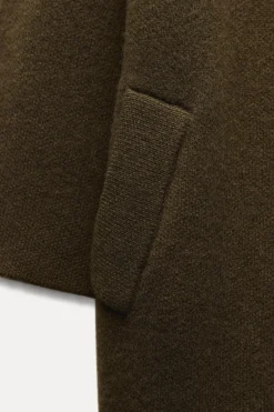 Discount ABRIGO SOLAPA ANCHA 100% LANA Mujer Abrigos / Anoraks|Cárdigan / Jerséis