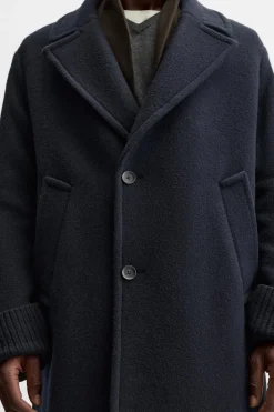 Best ABRIGO TEXTURA MEZCLA LANA Hombre Cazadoras|Abrigos / Gabardinas