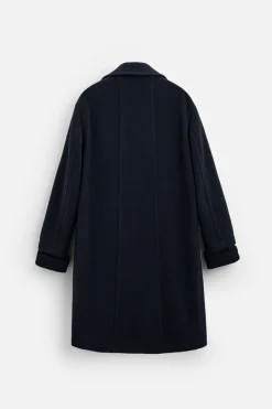 Best ABRIGO TEXTURA MEZCLA LANA Hombre Cazadoras|Abrigos / Gabardinas