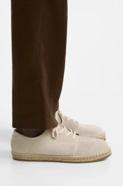 Clearance ALPARGATA PIEL CORDONES Hombre Zapatos