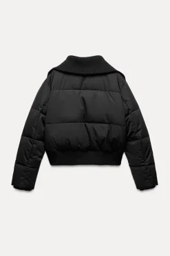 Outlet ANORAK ACOLCHADO ACABADOS RIB Mujer Abrigos / Anoraks|Chaquetas / Cazadoras