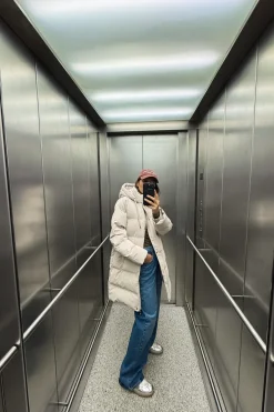 Sale ANORAK ACOLCHADO CAPUCHA WINDPROOF Mujer Abrigos / Anoraks