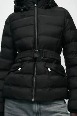 New ANORAK CINTURÓN CAPUCHA WATER AND WIND PROTECTION Mujer Abrigos / Anoraks