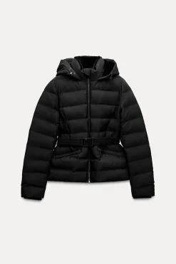 New ANORAK CINTURÓN CAPUCHA WATER AND WIND PROTECTION Mujer Abrigos / Anoraks