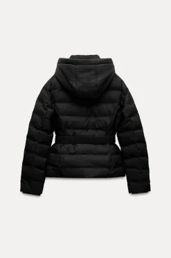 New ANORAK CINTURÓN CAPUCHA WATER AND WIND PROTECTION Mujer Abrigos / Anoraks