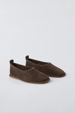 Niños ZARA 6 - 14 Años·Zapatos<BABUCHA PIEL