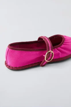 Niños ZARA 6 - 14 Años·Zapatos<BAILARINA FLÚOR