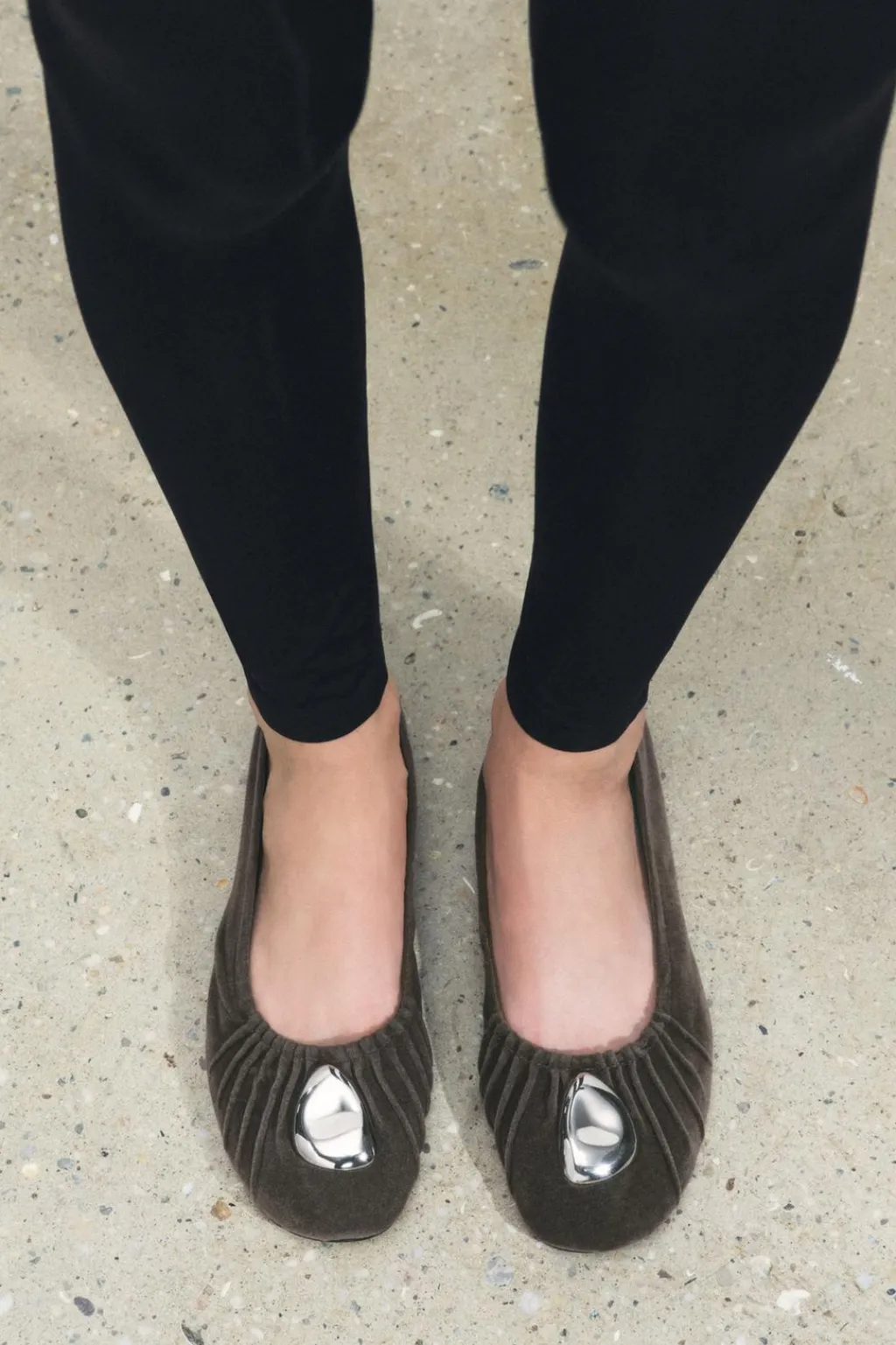 Discount BAILARINA ADORNO METÁLICO Mujer Zapatos