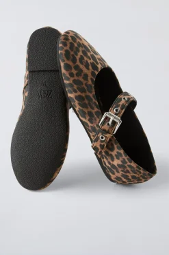 Niños ZARA 6 - 14 Años·Zapatos<BAILARINA ANIMAL PRINT