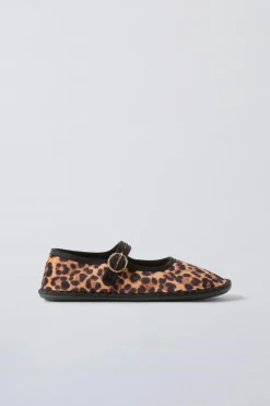 Niños ZARA 6 - 14 Años·Zapatos<BAILARINA ANIMAL PRINT