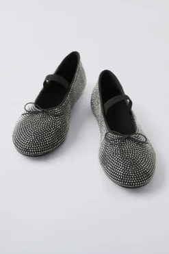 Niños ZARA 6 - 14 Años·Zapatos<BAILARINA BRILLOS