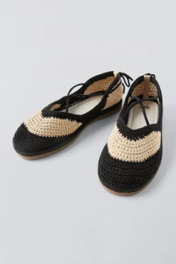 Niños ZARA 6 - 14 Años·Zapatos<BAILARINA CROCHET