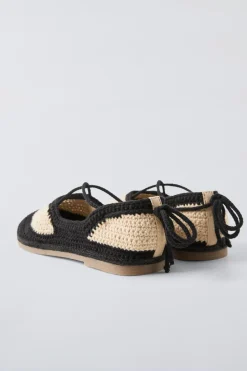 Niños ZARA 6 - 14 Años·Zapatos<BAILARINA CROCHET