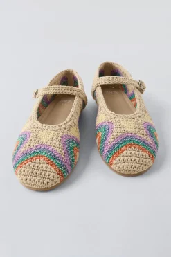 Niños ZARA 6 - 14 Años·Zapatos<BAILARINA CROCHET