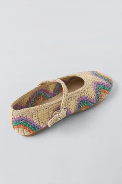 Niños ZARA 6 - 14 Años·Zapatos<BAILARINA CROCHET