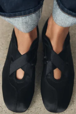 Discount BAILARINA DEPORTIVA SATINADA Mujer Zapatos