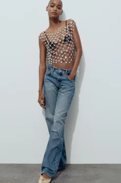 Discount BAILARINA DESTALONADA EFECTO METALIZADO Mujer Zapatos