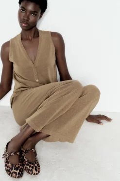 Online BAILARINA DOBLE TIRA ESTAMPADO ANIMAL Mujer Zapatos