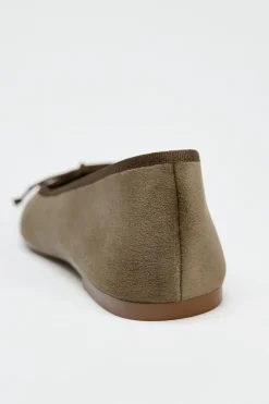 Discount BAILARINA EFECTO TERCIOPELO Mujer Zapatos