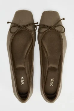 Discount BAILARINA EFECTO TERCIOPELO Mujer Zapatos