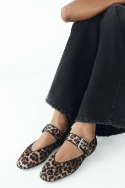 Fashion BAILARINA ESTAMPADO ANIMAL Mujer Zapatos